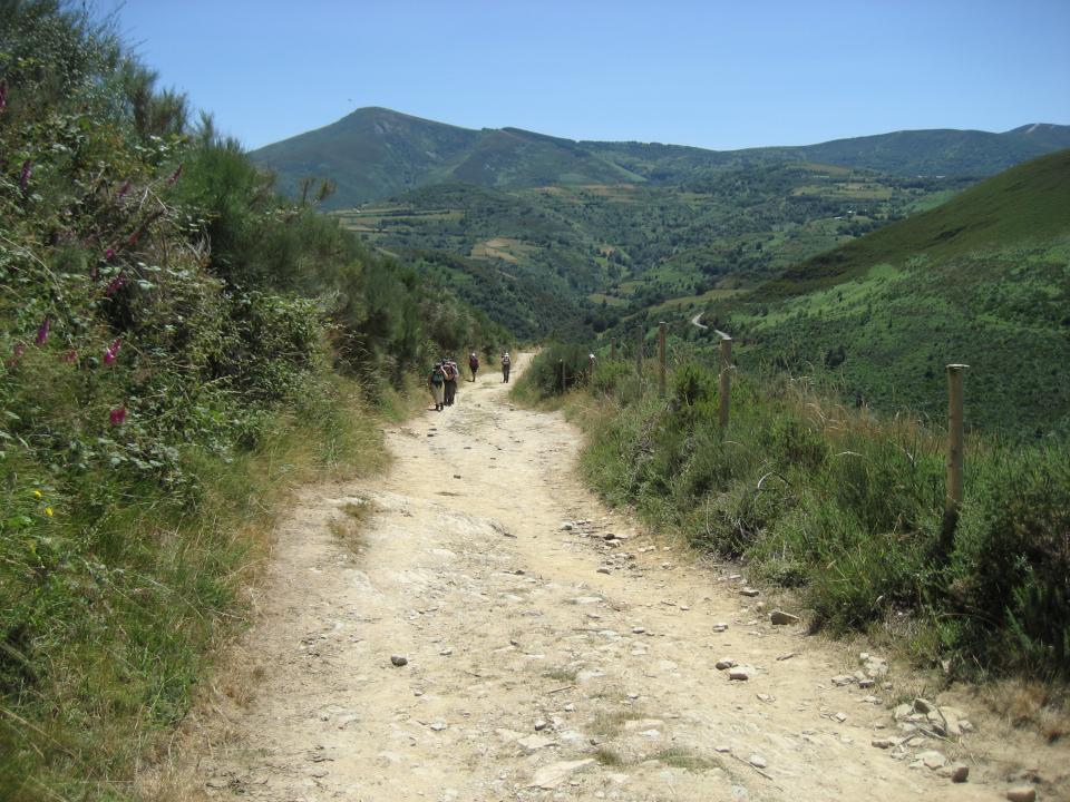 Aufstieg zum Cebeiro Pass