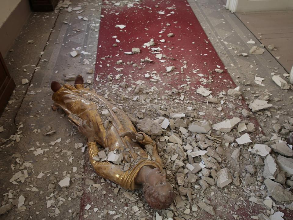 Schäden des grossen Erdbebens vom 22. März 2020