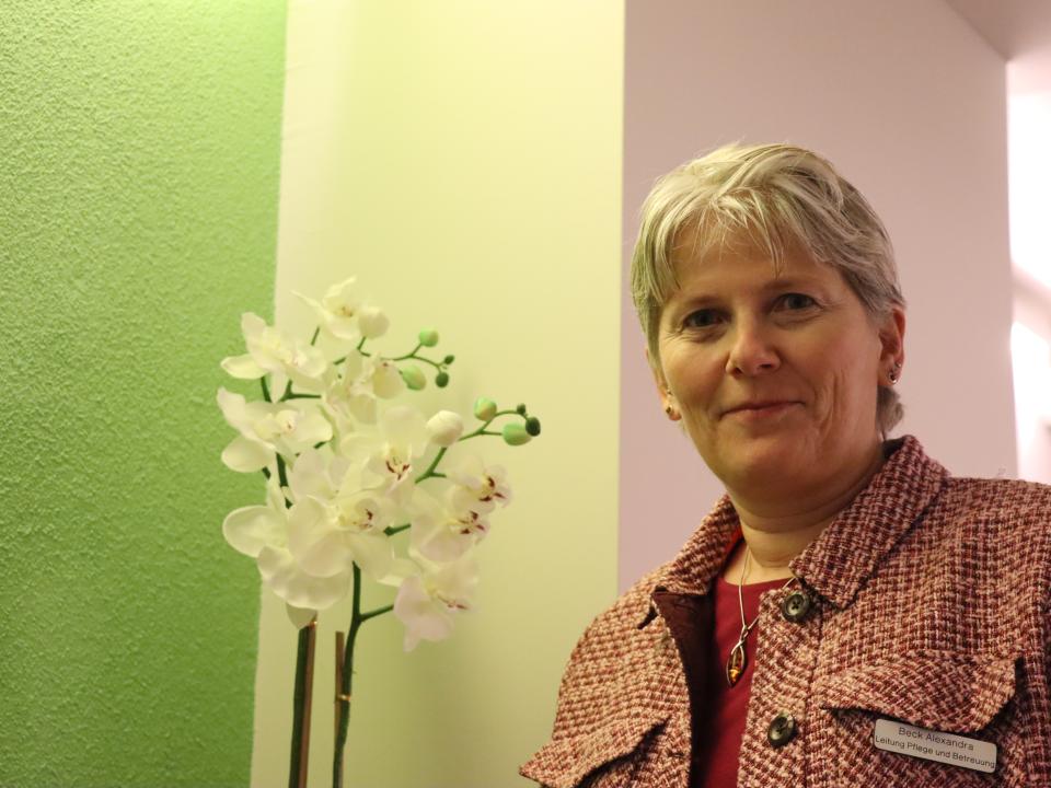 Alexandra Beck, Leitung Pflege und Betreuung im Alterszentrum Weinfelden 