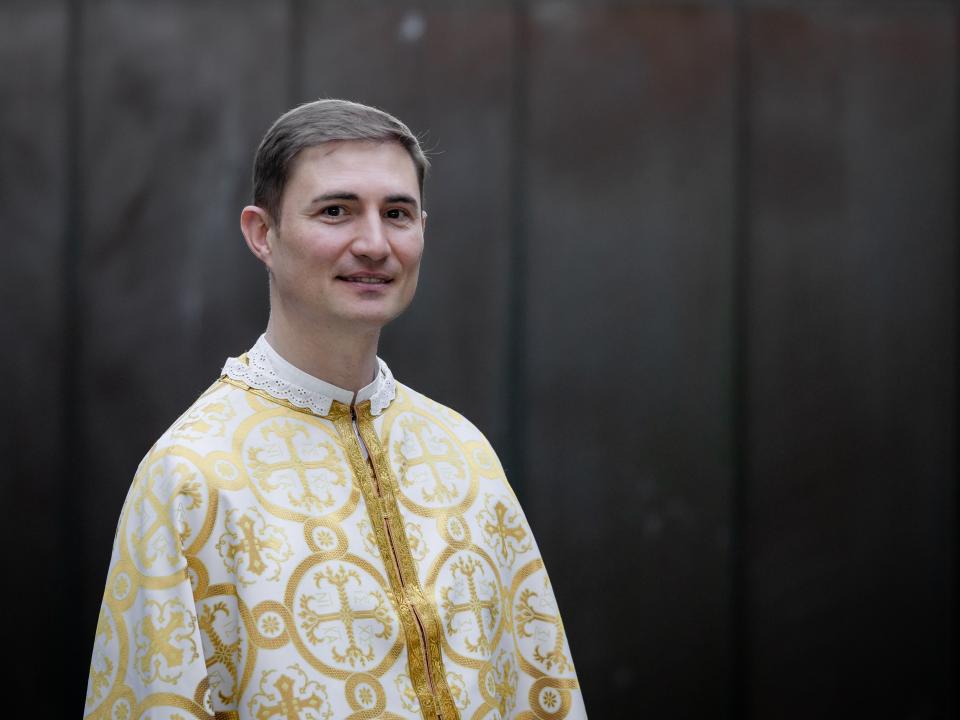 Nazar Zatorskyy, Priester der ukrainischen Kirchgemeinde von Zürich