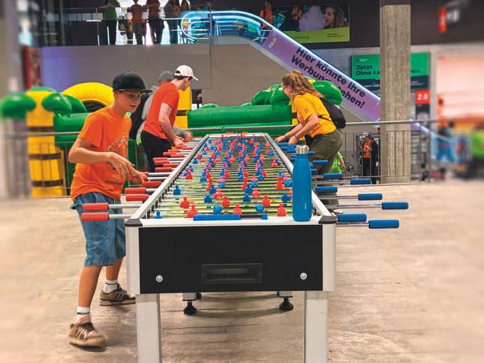 Tischfussball am Minifest