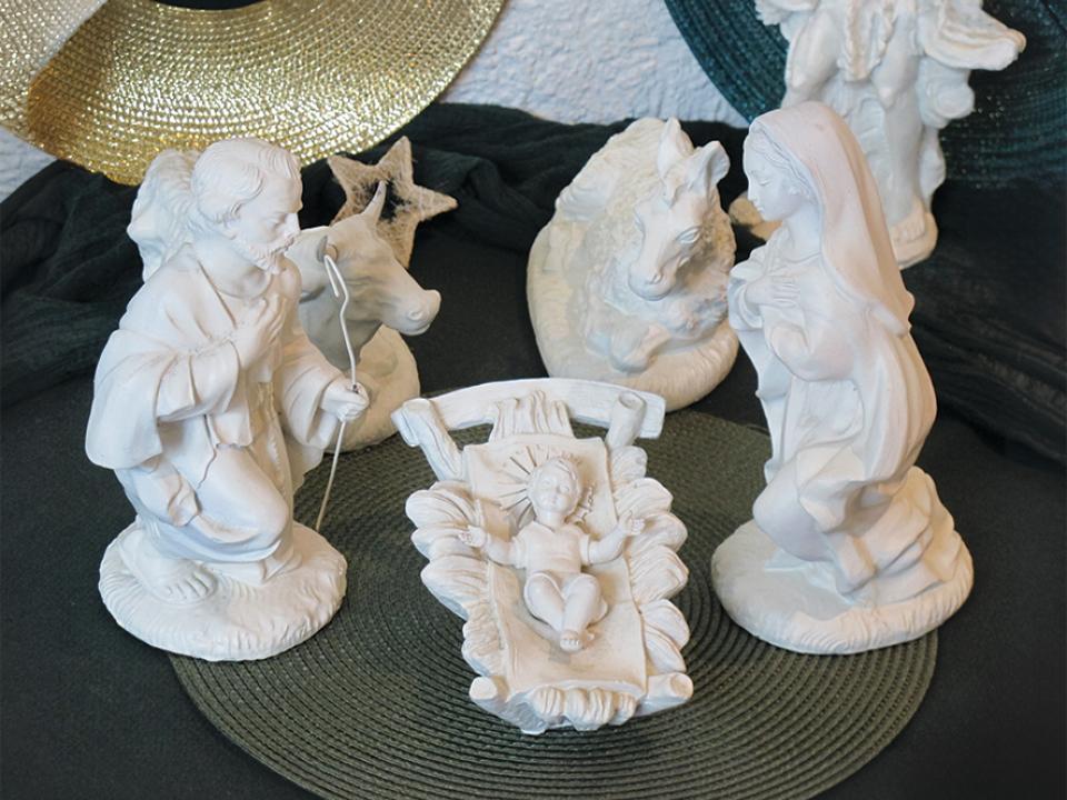 Deko-Krippe aus Italien