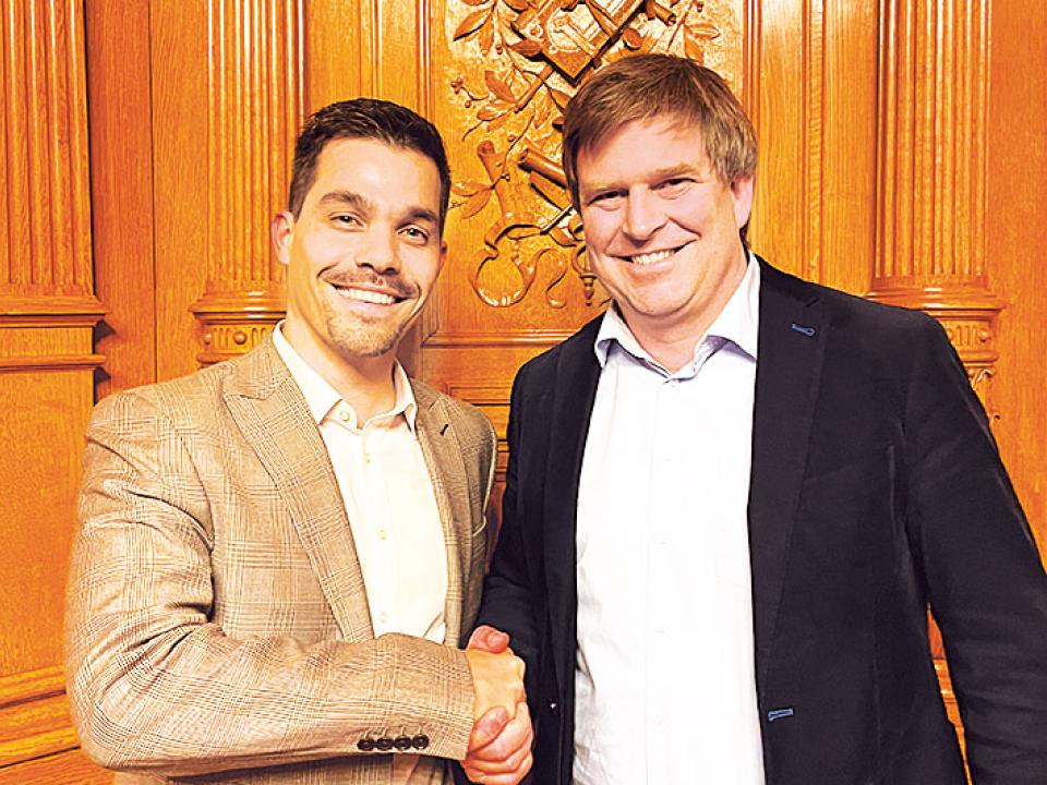 Benjamin Kramer und Anastas Odermatt