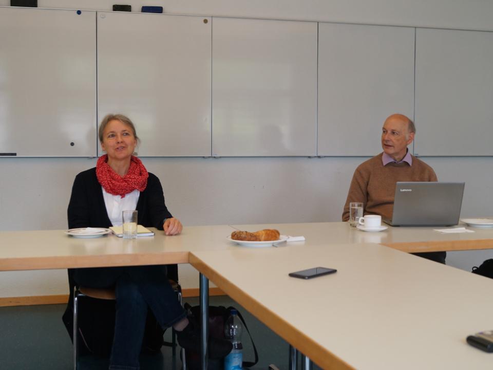 Andrea Honegger und Bruno Strassmann
