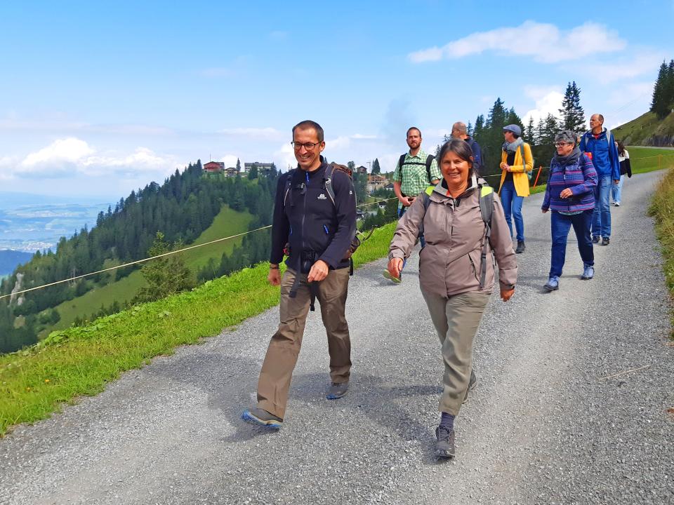 Abwärts geht's locker