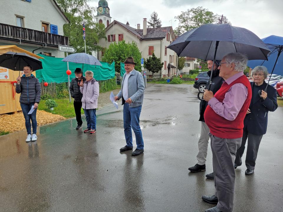 Begrüssung von Gemeindeleiter Armin Ruf