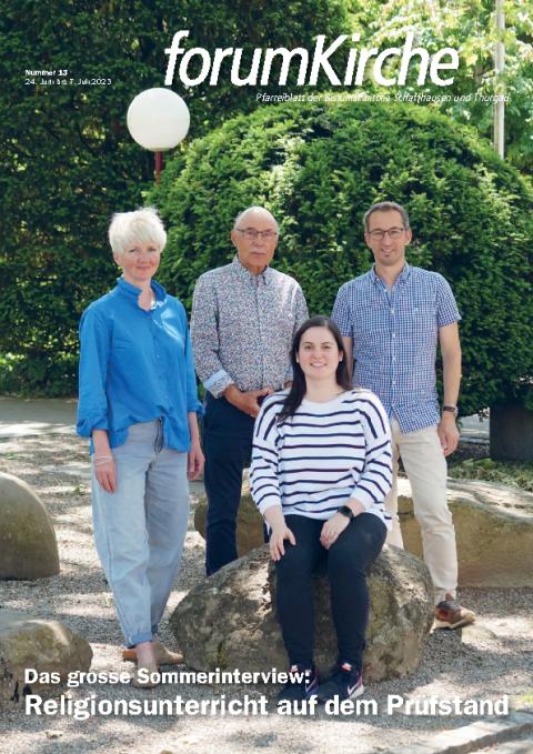 Unterschiede, die verbinden und bereichern
Handykurs als Pilotprojekt von Firmandinnen für Senior*innen

Landeskirche revidiert Finanzausgleich
Synodensitzung der Landeskirche Thurgau

Eine Wildblumenwiese, die beachtet wird
Ökologische Vielfalt rund um die katholische Kirche Amriswil