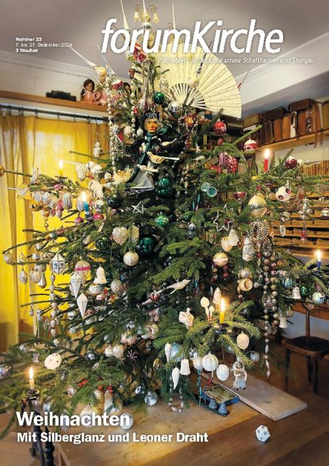 Advent und Weihnachten im Spital
Beobachtungen aus der Spitalseelsorge

«Em Jakob sis Wiehnachtswunder»
Thaynger Kinder üben ein Weihnachtsmusical ein

Auf das Gute in der Welt achten
Das Heilige Jahr soll den Menschen Hoffnung machen