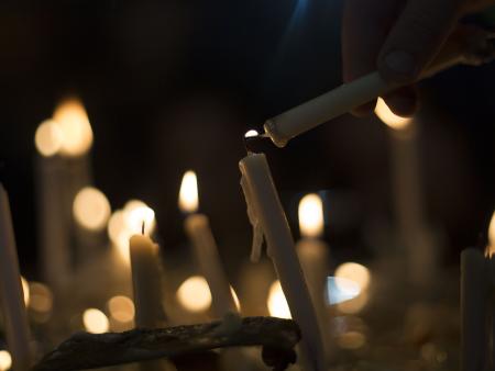 In Gedanken bei den Opfern der Tragödie in Freiburg