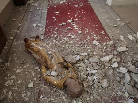 Schäden des grossen Erdbebens vom 22. März 2020