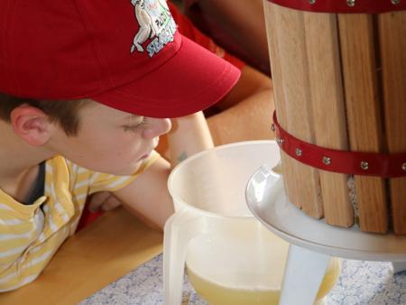 Die Religionschüler*innen sind gespannt auf das Ergebnis.