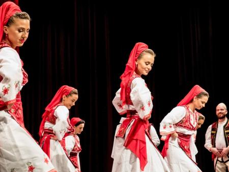 Tanzend verbunden mit den Wurzeln