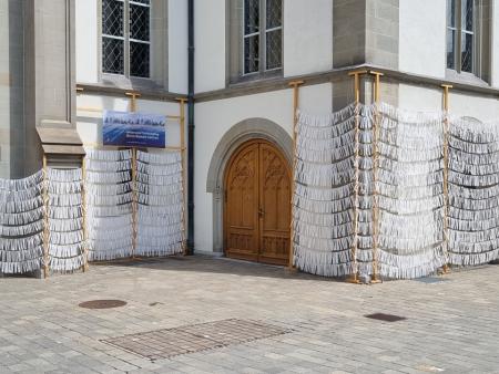 Würdigung der Verstorbenen auf der Flucht