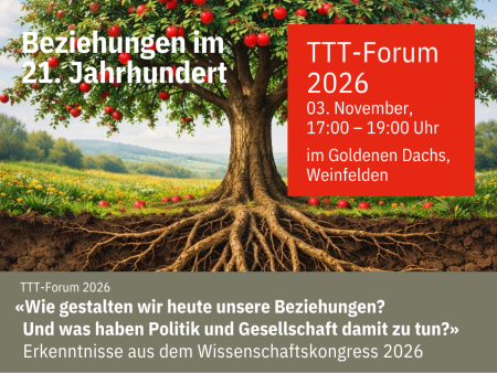 TTT-Forum 2026: Beziehungen im 21. Jahrhundert
