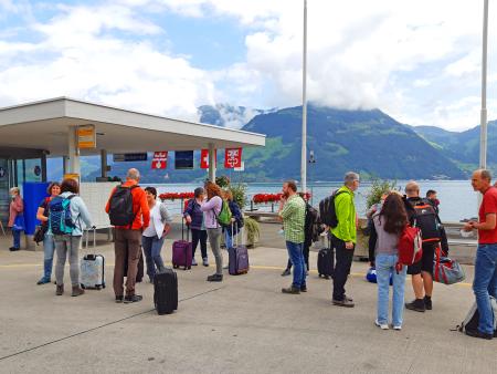 Ankunft in Beckenried