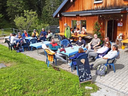 Und schon die erste Pause