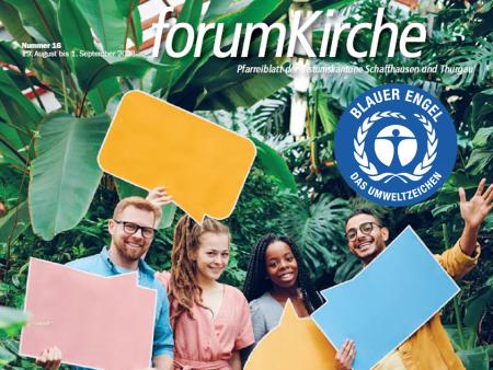 forumKirche auf Recyclingpapier
