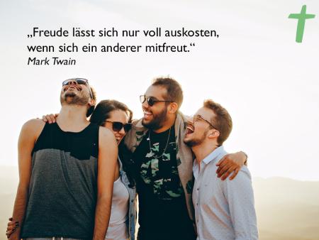 Freude teilen mit anderen