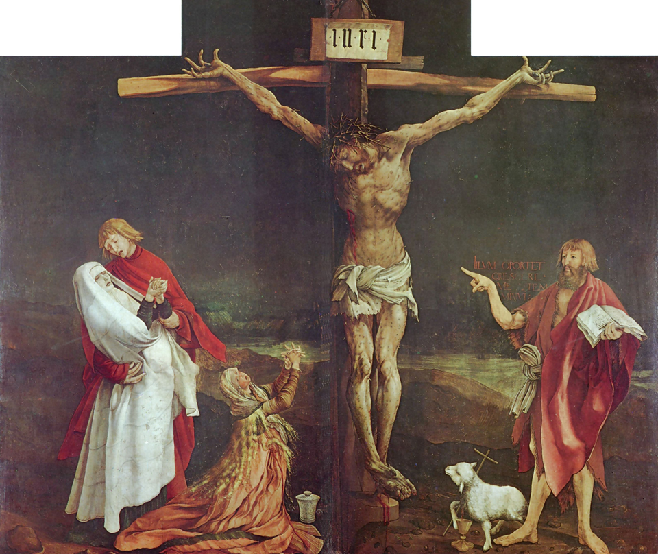 Kreuzigungsszene des Isenheimer Altars