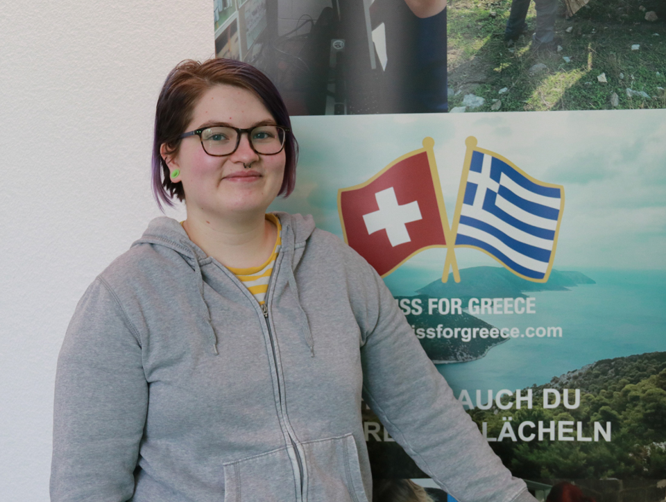 Shannon Tobler war bereits dreimal im Einsatz für Swiss for Greece.