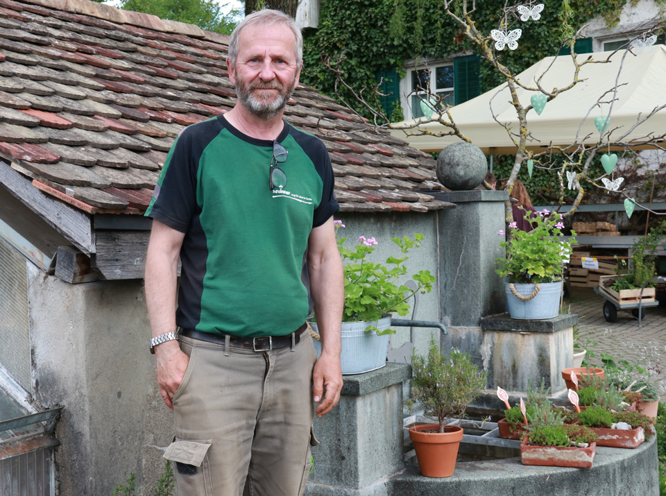 Markus Neubauer hat Freude an einem vielfältigen Garten.