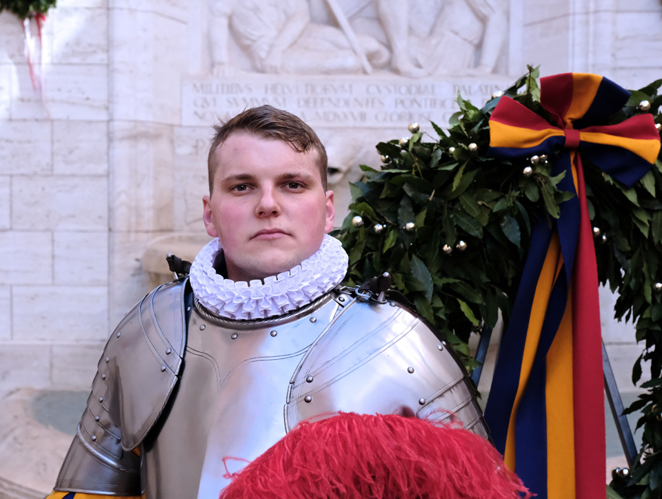 Manuel Klingler im Harnisch