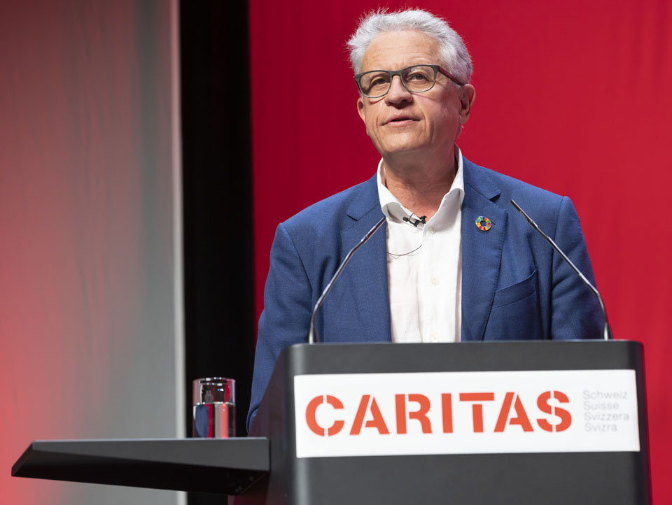 Thomas Stocker bei der Verleihung des Prix Caritas am 16. Juni