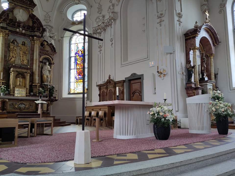 Renovierte Kirche St. Johannes in Weinfelden