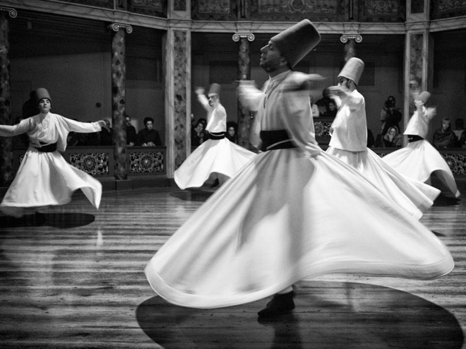 Der mystische Tanz der Derwische, Türkei