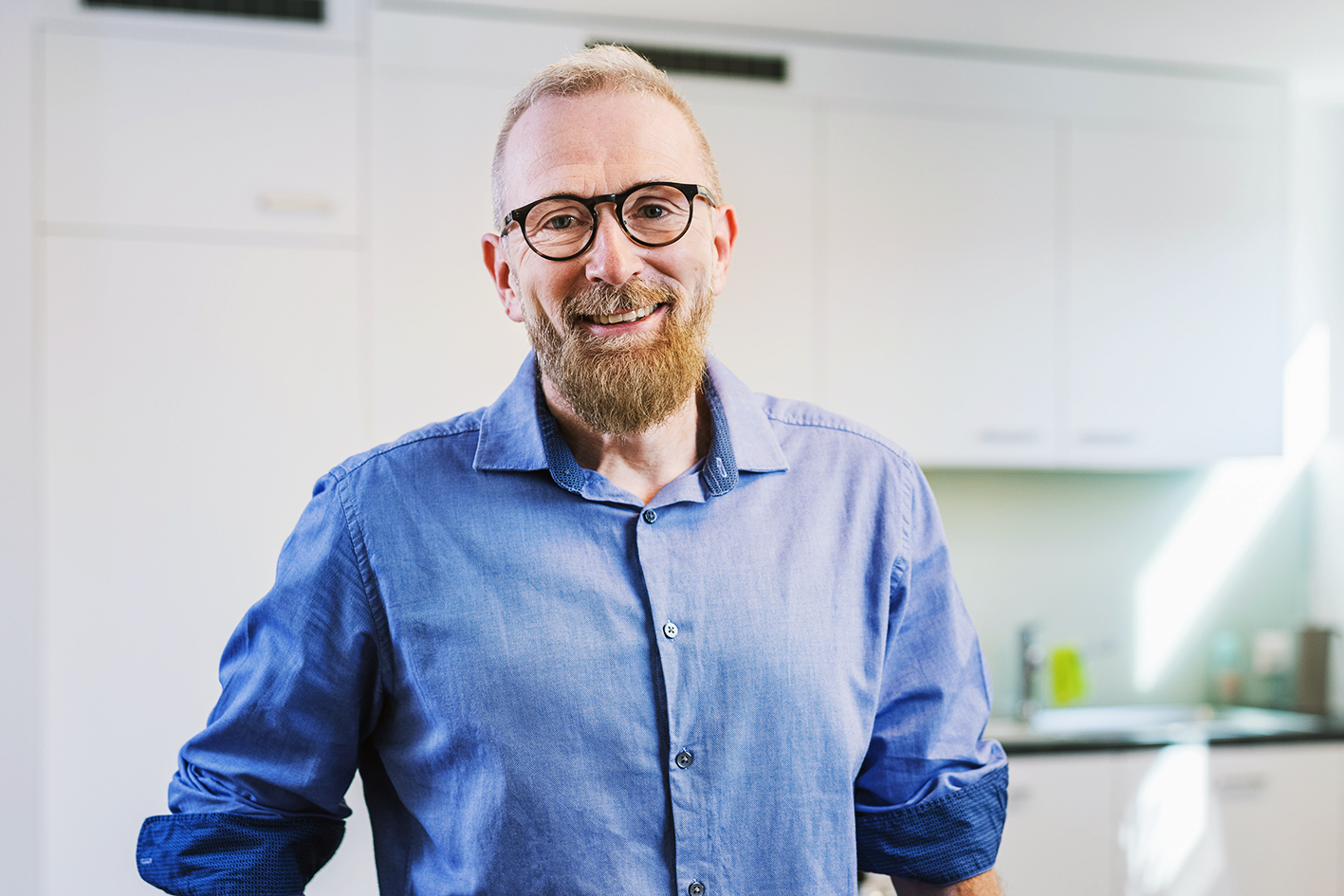 Porträt von Fritz Reinhard, Fachlehrer für Religion und Ethik am Gymnasium St. Klemens in Ebikon