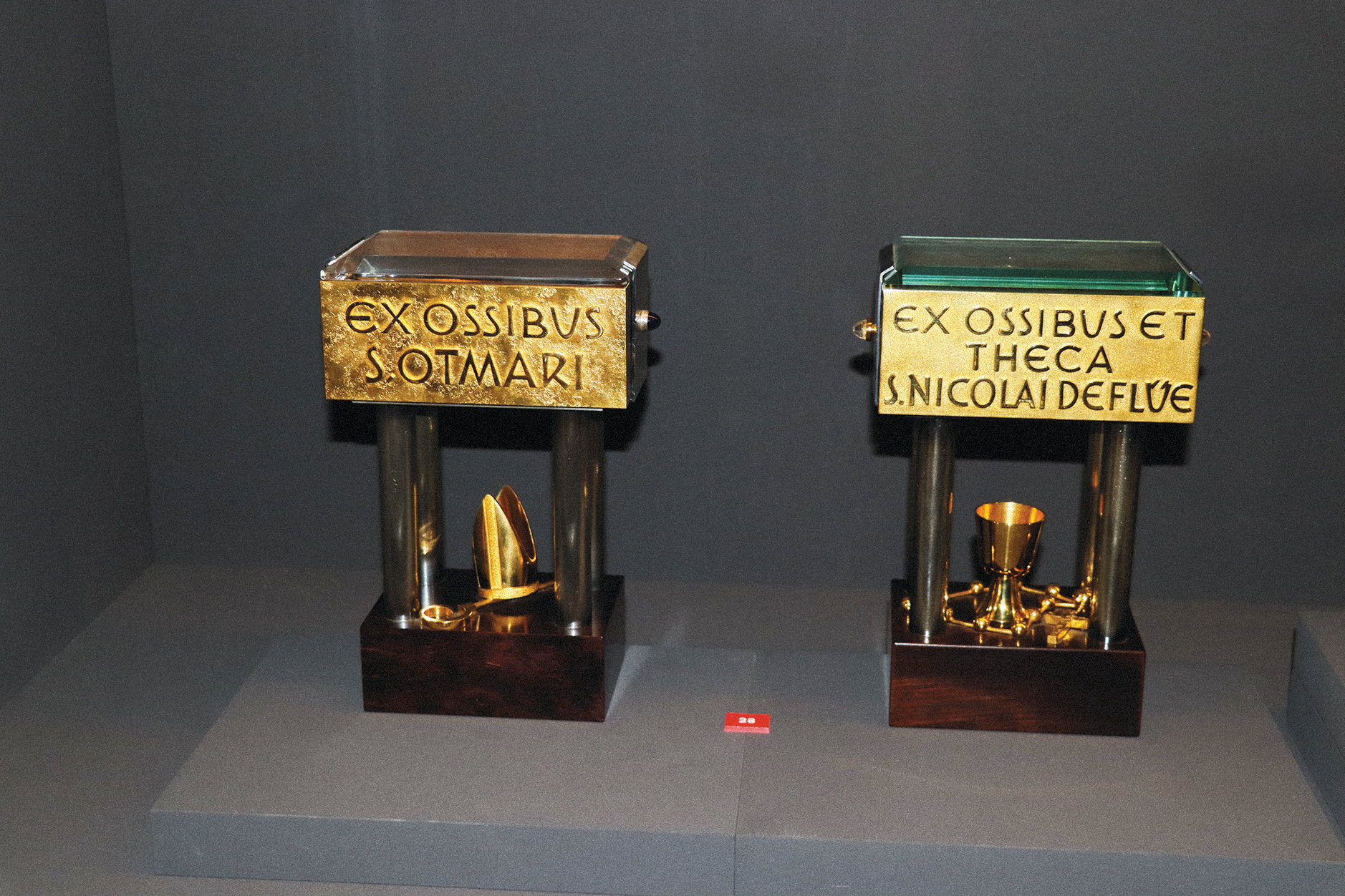 Reliquiare für Bruder Klaus und den heiligen Otmar