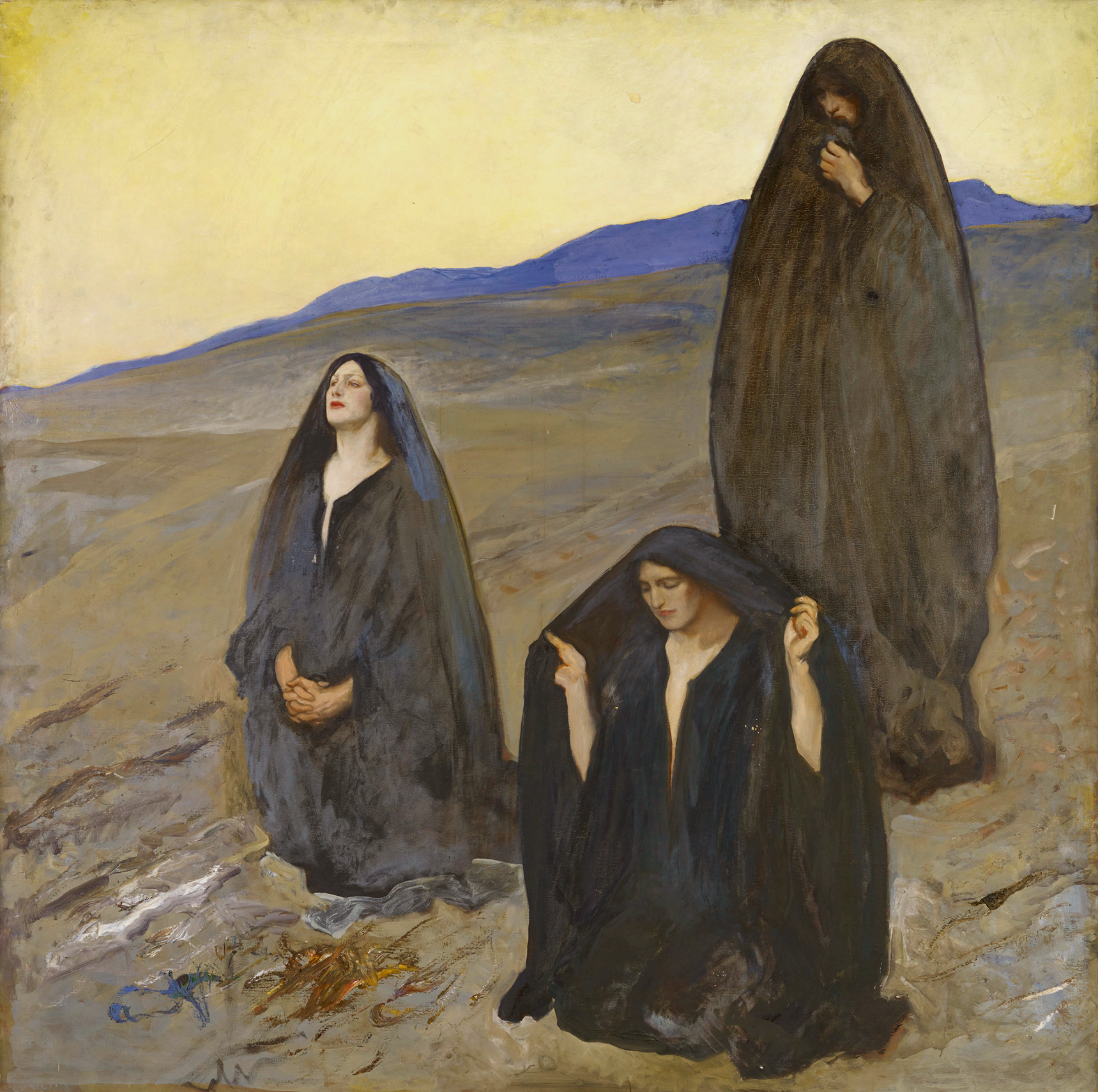 Bild von Edwin Austin Abbey : « Three Marys », um 1906