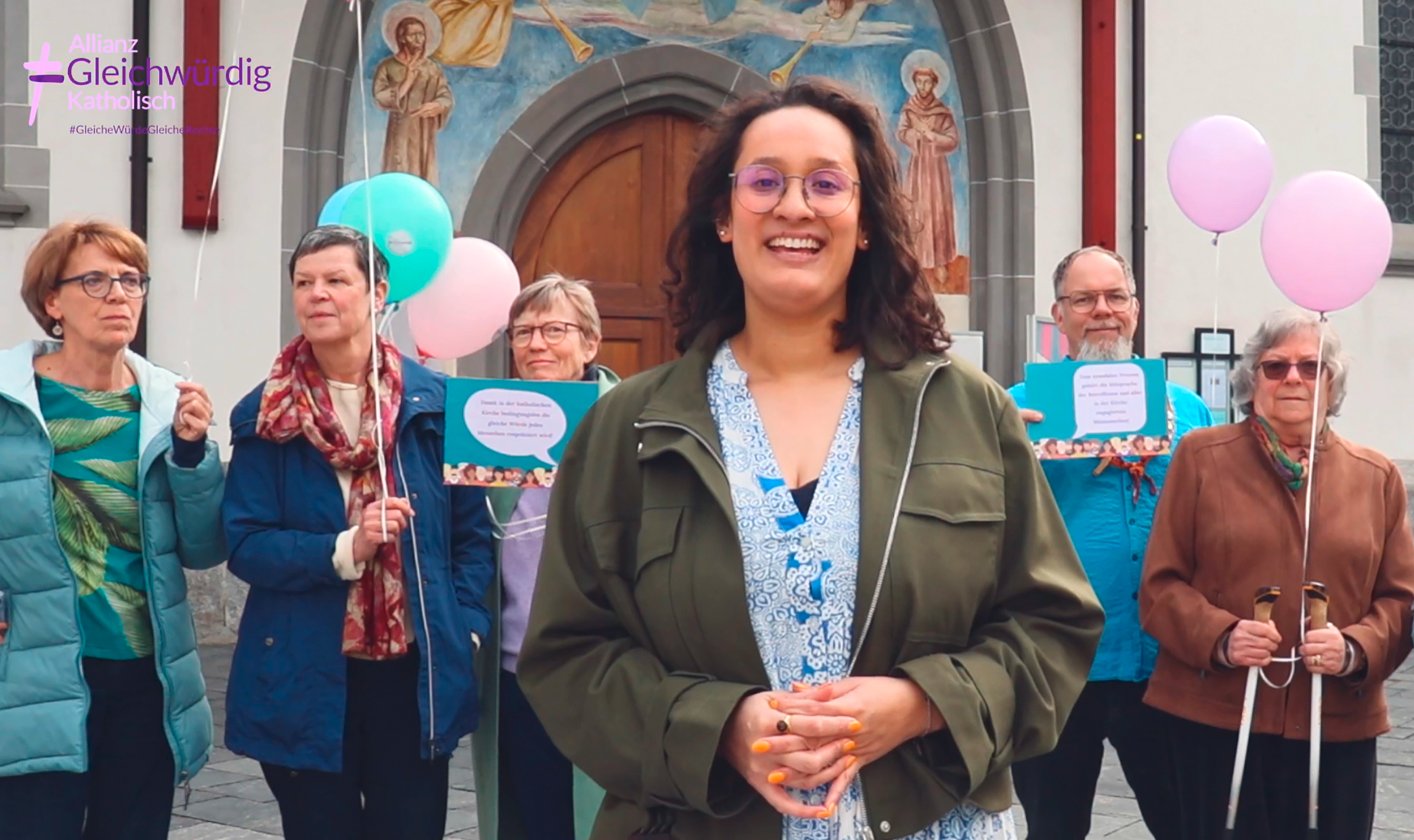 AGK-Geschäftsführerin Mentari Baumann im Video zur Unterschriften-Übergabe