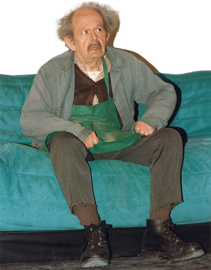 Harald Feller als Schauspieler im Gefängnis