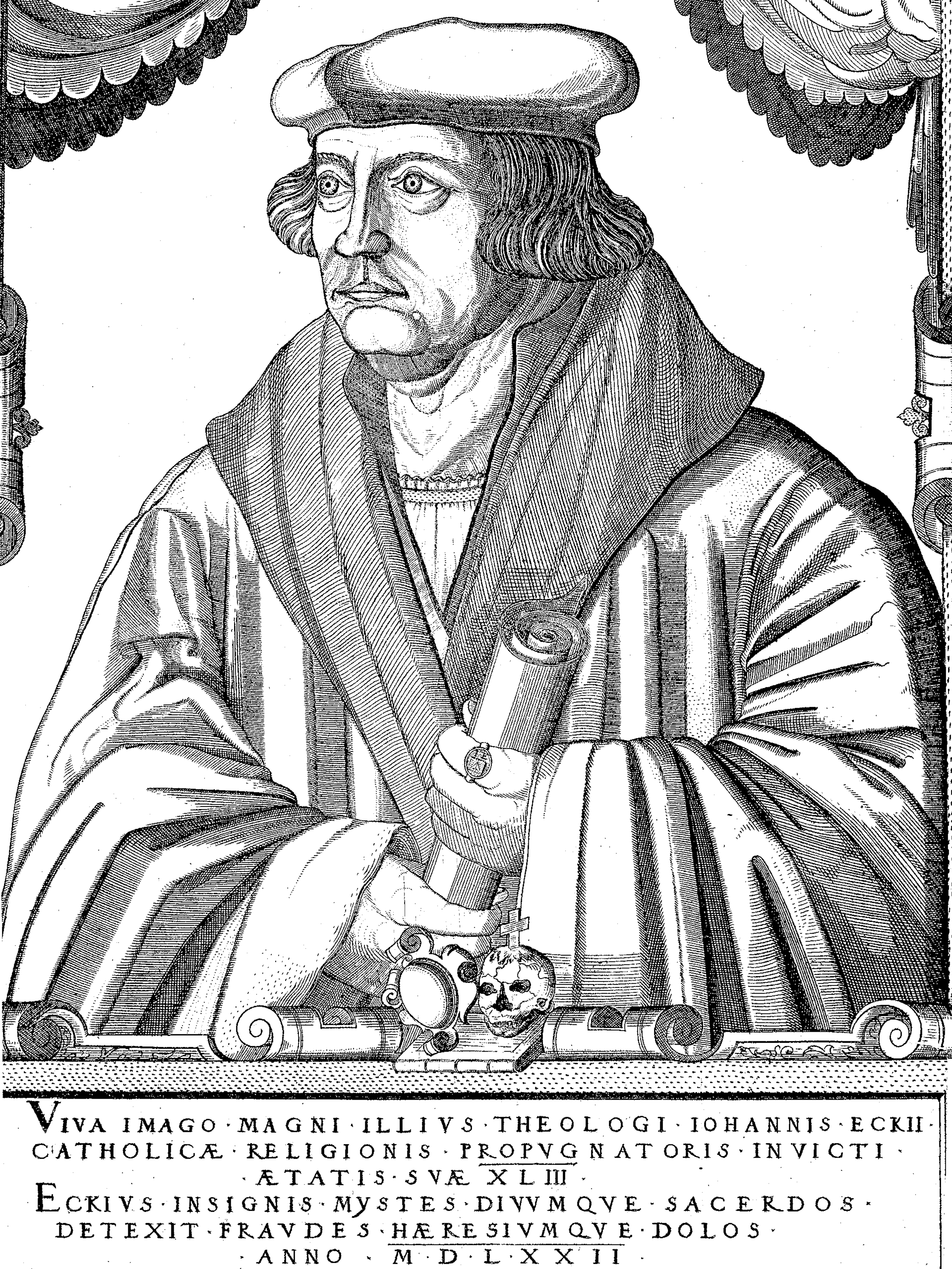 Stich von Johannes Eck aus dem Jahr 1572